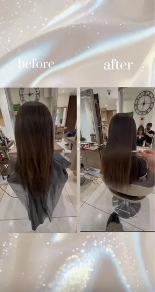 ロング ✨髪質改善/透明感 カラー🪽FUUMAのヘアスタイル