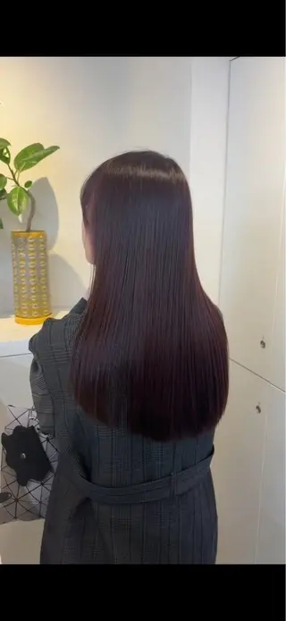 ロング カラー ヘアアレンジ 🤍透明感カラー🤍 韓国ヘア🇰🇷のヘアスタイル