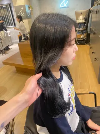 ロング カラー ♠️暗髪レイヤー♠️ 中山唯斗のヘアスタイル