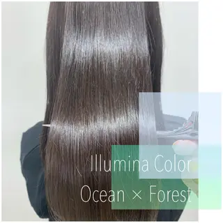 セミロング カラー 💎 透明感カラー ✨Erina 💎のヘアスタイル