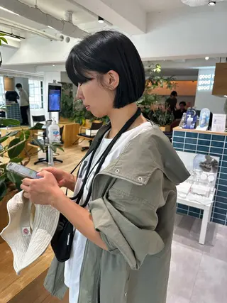 ショート 川上 彩夏のヘアスタイル