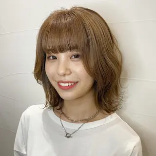 ミディアム 韓国ヘア特化 💟 ララア 💟のヘアスタイル