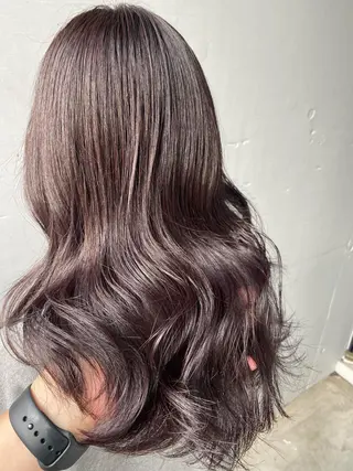 ミディアム カラー 髪質改善/レイヤー ストウシンゴのヘアスタイル