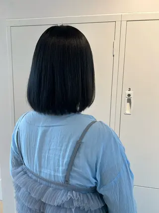 ミディアム カラー 透明感カラー/牧内 楓/インナーカラーのヘアスタイル