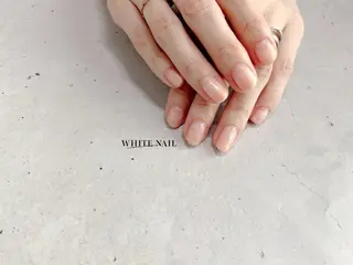 ネイル WHITE NAIL ホワイトネイルのネイルデザイン