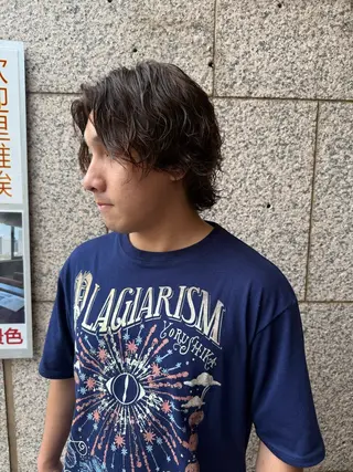 カラー パーマ メンズ men's salon NOA solte.所属・NOA solte. 本間さつきのヘアスタイル