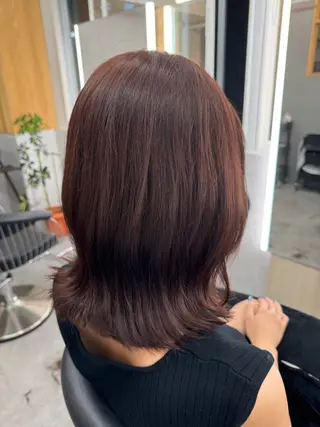 ミディアム カラー 【縮毛矯正/カラー】 今野寛己のヘアスタイル