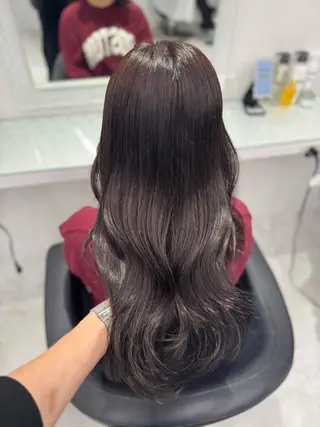 ロング カラー ブリーチなし🤍透明 感カラー🤍しゅうじのヘアスタイル