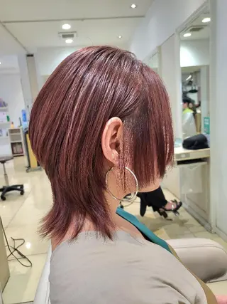 ミディアム カラー 社内カット講師・店長 菅原賢一のヘアスタイル