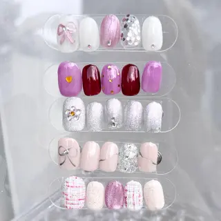 ネイル RIEKO🍒 ワンホン♡推しネイルのネイルデザイン