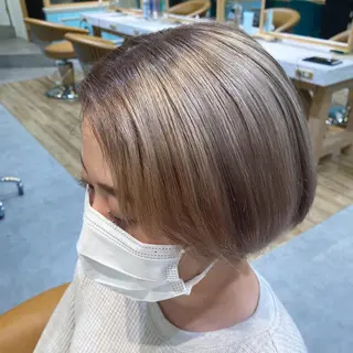 ショート カラー La fith liebe 京都駅前店所属・🌈ブリーチ特化🌈 MINATOのヘアスタイル