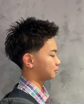 ショート パーマ メンズ メンズスパイキー特化 ayumuのヘアスタイル