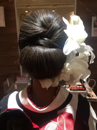 ヘアアレンジ 龍 門のヘアスタイル