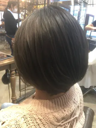 ショート カラー 藤木 雅俊のヘアスタイル