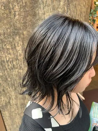 ミディアム カラー ヘアアレンジ キッズ ネイル マツエク・マツパ 🟤TAP🟤 木曳野　金沢店のヘアスタイル