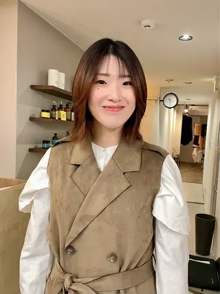 ミディアム cuento所属・原 亜希子のヘアスタイル