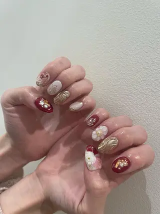 ネイル 細矢 咲花のネイルデザイン