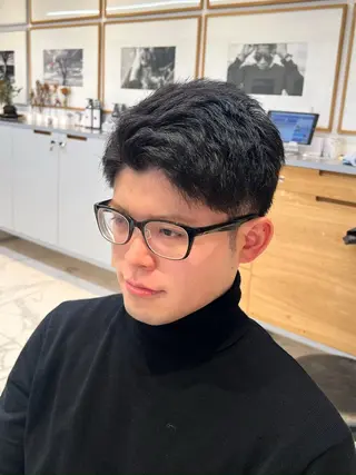 メンズ くすみカラー/メンズ /縮毛/川添桃花のヘアスタイル