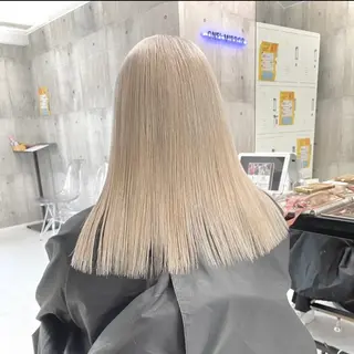 ミディアム ハイトーン×エクステ 💞くるみのヘアスタイル