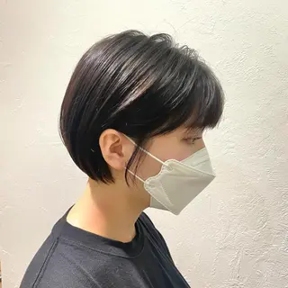 ショート 🌟ショート/シ ョートボブ/岡田🌟のヘアスタイル