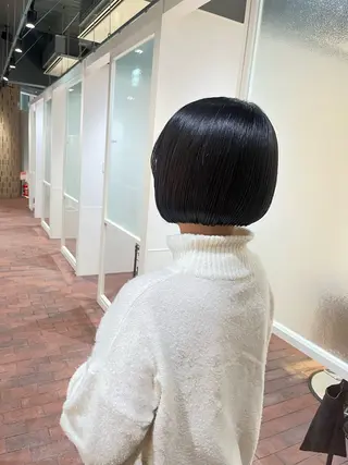 ショート ショート／ミニボブ マンツーマン/マユコのヘアスタイル