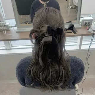 ロング ヘアアレンジ JUNSHIN🦋 ヘアセット／カラーのヘアスタイル