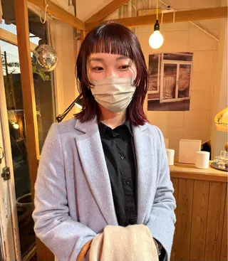 ミディアム iru所属・mi kiのヘアスタイル