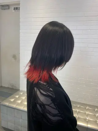 ミディアム ハイトーン×デザイン 🪽🫧HIKARIのヘアスタイル