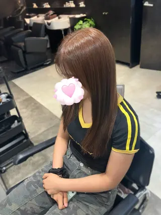 ロング カラー 千葉 弥咲のヘアスタイル