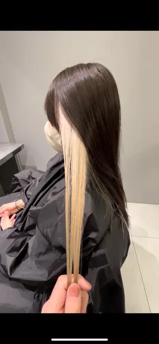 ロング カラー 髪質改善/レイヤー 兼折楓馬のヘアスタイル