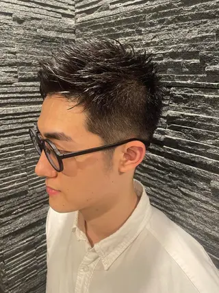 ショート 老田竜也 ヒロ銀座ヘアサロンのヘアスタイル