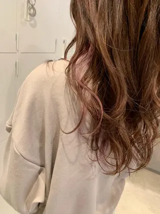 ロング カラー 髪質改善ストレート/ 東徳嶺 みくのヘアスタイル