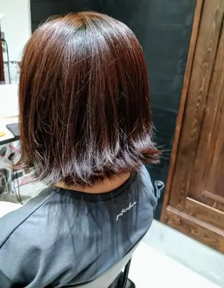 ミディアム カラー 狩野 歩のヘアスタイル