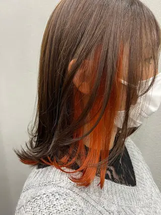 ミディアム 亀田 泰生のヘアスタイル