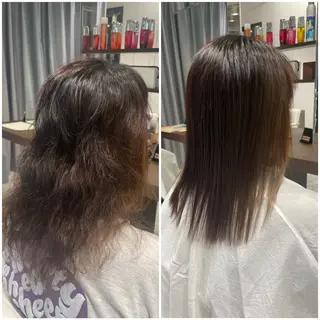 セミロング ☔️縮毛矯正特化☔️ 竹口はるかのヘアスタイル