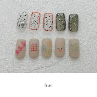 ネイル hue nailのネイルデザイン