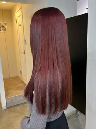 ロング カラー 透明感カラー・ 髪質改善🩵イケダのヘアスタイル