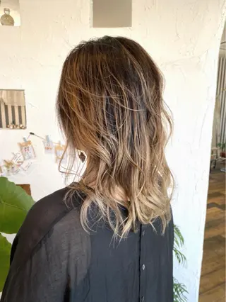 ロング カラー パーマ ヘアアレンジ メンズ キッズ 美容室 ソンリエのヘアスタイル