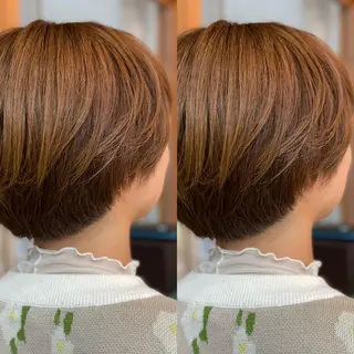 ショート Snaly カラー特化ページのヘアスタイル