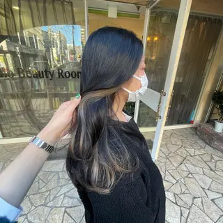 カラー ＼脱・うねり& 広がり／gite菊のヘアスタイル