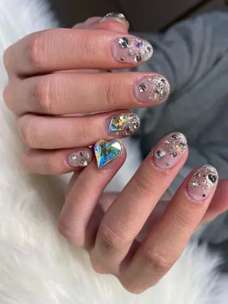 ロング パーマ キッズ ネイル マツエク・マツパ アイブロウ 福田 加奈のネイルデザイン