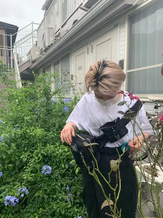 ショート タンバルモリパーマ 礒井メンキのヘアスタイル