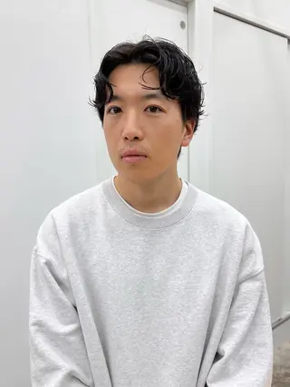 パーマ メンズ amy.所属・メンズカットパーマ/ ブリーチ高柳将太のヘアスタイル