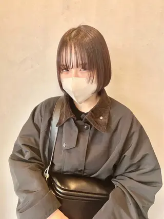 ショート ベージュカラー🕊️ 新潟駅/谷口大海のヘアスタイル