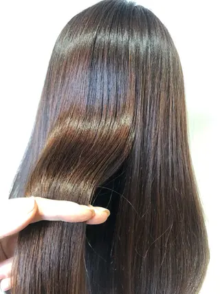 セミロング カラー 青野 文香のヘアスタイル
