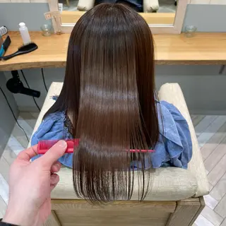 ロング カラー 新宿/髪質改善/ボブ 韓国レイヤー大重聖斗のヘアスタイル