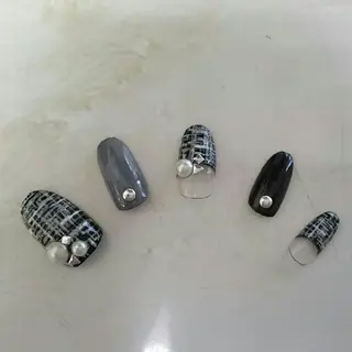 ロング セミロング ネイル nail salon Blancのネイルデザイン