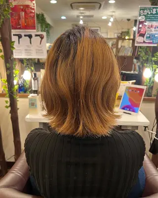 カラー 五感鷹匠駿府町支店所属・石野 しおりのヘアスタイル