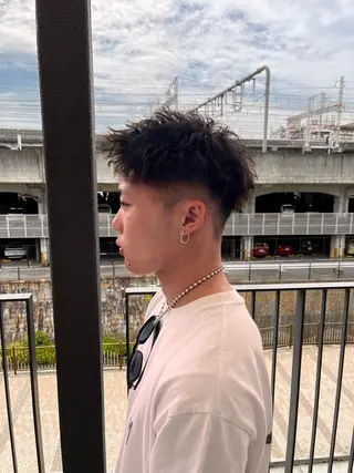 ショート カラー メンズ LITA hair【リタヘアー】所属・メンズスタイル特化◎ 永戸圭汰のヘアスタイル