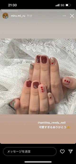 ネイル getting ready nailのヘアスタイル